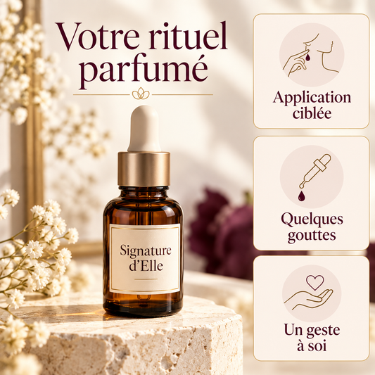 Signature d’Elle — Huile parfumée aux phéromones
